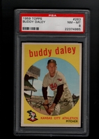 1959 Topps #263 Buddy Daley PSA 8 NM-MT KANSAS CITY ATHLETICS